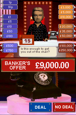 Deal or No Deal: The Banker is Back back cover for Wii